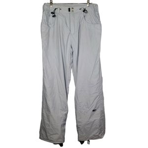 Roxy Snow Pants Ski Snowboarding Ice-Fishing Toggle-Waist Zip-Pockets Ice Frosty